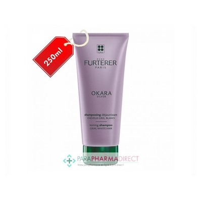 René Furterer Okara Silver Shampooing Déjaunissant Cheveux Gris, Blancs 250ml OFFRE SPECIALE