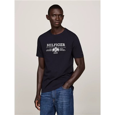 Embroidered Hilfiger Crest T-Shirt