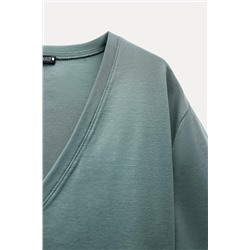MINIMALIST MERCERISED THREAD T-SHIRT