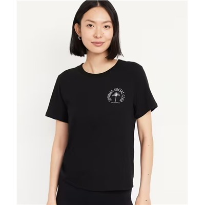 EveryWear Crew-Neck Graphic T-Shirt