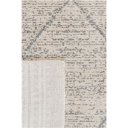 Banne Pamuklu Halı - Krem - 160x212 cm
