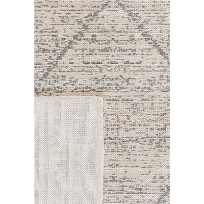 Banne Pamuklu Halı - Krem - 160x212 cm