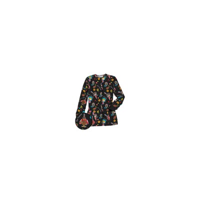 UA Thanksgiving Thanks Black Warm Up Scrub Jacket