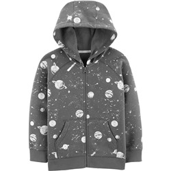 Zip-Up Fleece-Lined Hoodie
