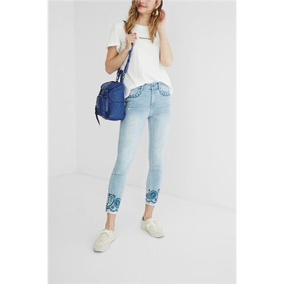 Pantalón vaquero skinny tobillero