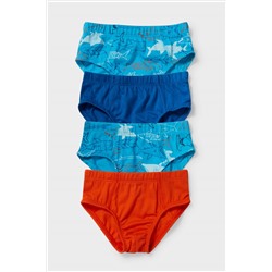 Multipack 4er - Slip - Bio-Baumwolle