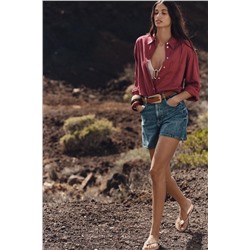CAMISA OVERSIZE CON LINO