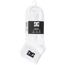 DC Shoes Quarter Unisex Socken 3 Paar weiß DC-21 QUARTER
