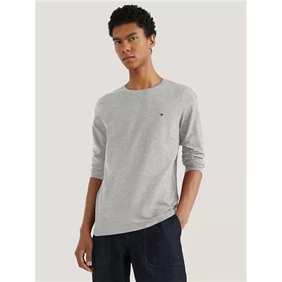 TOMMY HILFIGER SLIM FIT STRETCH LONG-SLEEVE T-SHIRT