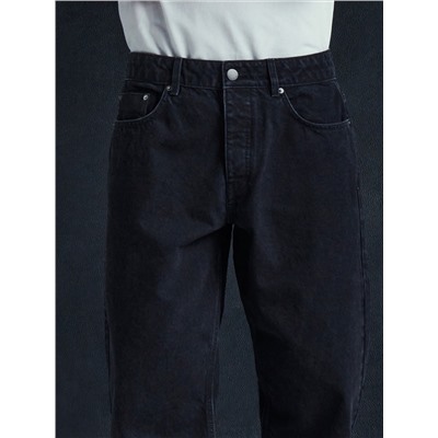 Jeans im Baggy-Fit mit weitem Bein