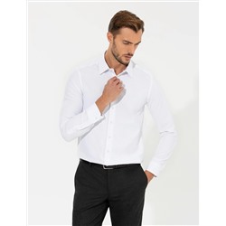 Beyaz Slim Fit Uzun Kollu Gömlek