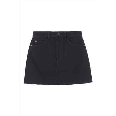 Minifalda vaquera Negro