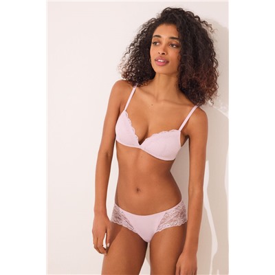 Braga brasileña ancha rosa