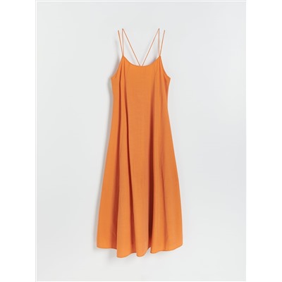 Kleid mit hohem Viskoseanteil
