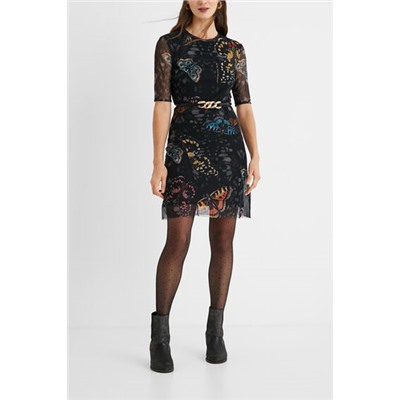 Vestido por la rodilla slim