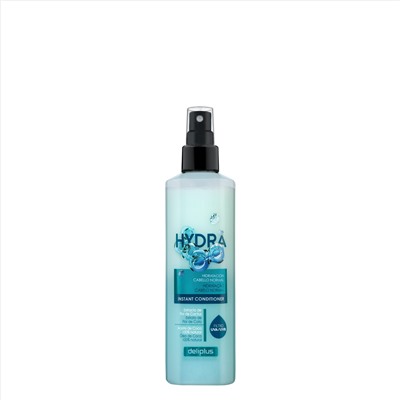 Acondicionador instantáneo Hydra hyaluronic Deliplus cabello de normal a seco con ácido hialurónico, niacinamida y provitamina B5