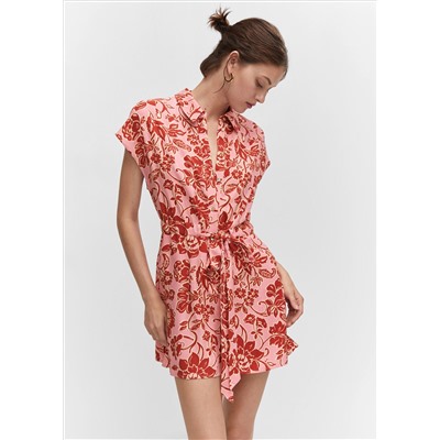 Mono estampado floral lazo