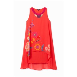 Vestido étnico flores