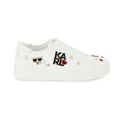 Karl Lagerfeld Paris Caitie Logo Graphic Slip On Sneakers