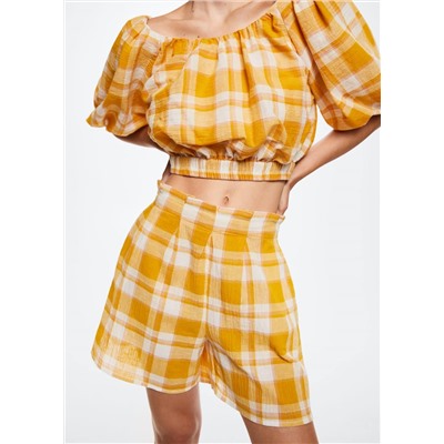 Shorts algodón estampados -  Mujer | MANGO OUTLET Melilla