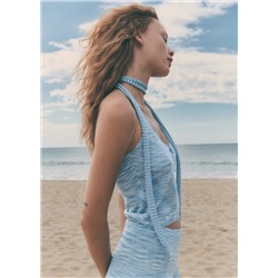 Top halter botones