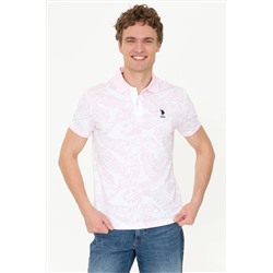 U.S. Polo Assn. Pembe Erkek T-Shirt G081SZ011.000.1372835