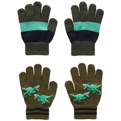 2-Pack Dinosaur Gripper Gloves