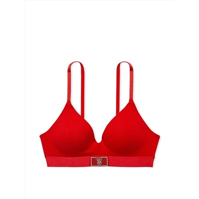 The T-shirt Shine Patch Lightly Lined Wireless Bra