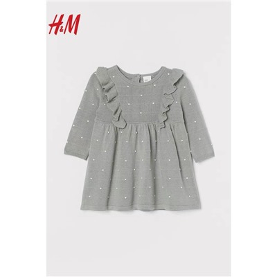 H&*M ♥️ оф сайт, распродажа 🛍платья для девочек из 100% хлопка
