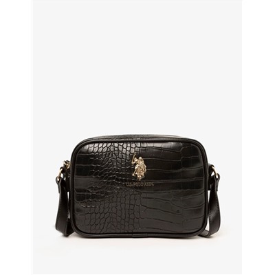 CROCODILE EMBOSSED CROSSBODY BAG