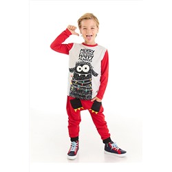 Denokids Yılbaşı Canavarı Erkek Çocuk Pantolon Takım CFF-22K1-009
