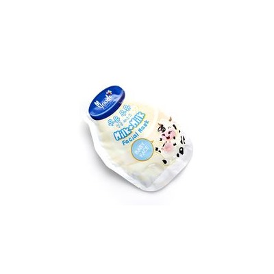 Тканевая маска  для сияния и яркости кожи "Молоко" от Moods 38 гр / Moods Milk+Milk BABY face  facial mask 38g
