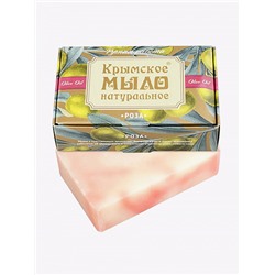 Мыло на оливковом масле "Роза"