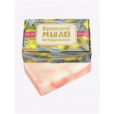 Мыло на оливковом масле "Роза"