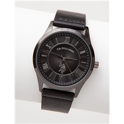 MEN'S BLACK STRAP WATCH