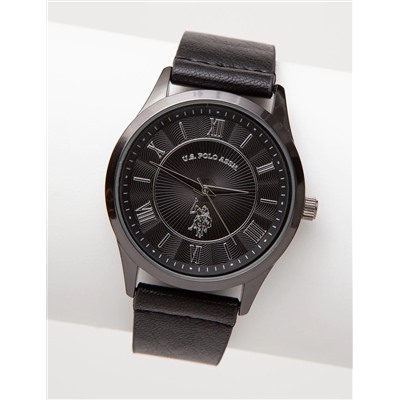 MEN'S BLACK STRAP WATCH