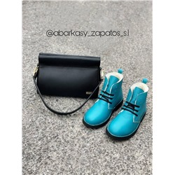 Ab.Zapatos 4619/2 Turquesa+Ab.Zapatos PELLE Milan (930) АКЦИЯ