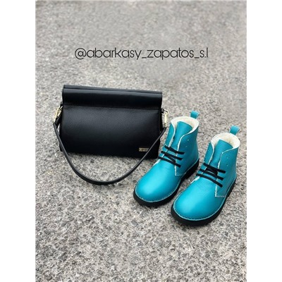 Ab.Zapatos 4619/2 Turquesa+Ab.Zapatos PELLE Milan (930) АКЦИЯ