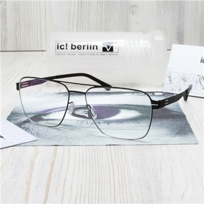 IB00016 - Оправа ic!Berlin Sandro K. black + футляр