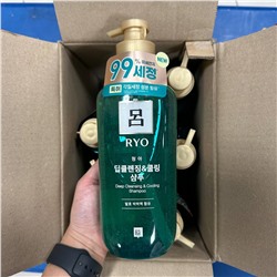 Шампунь для волос для жирной кожи головы RYO Scalp Deep Cleansing & Cooling Shampoo, 550 мл