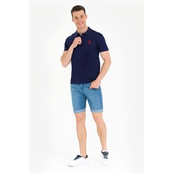Erkek Lacivert Polo Yaka Tişört