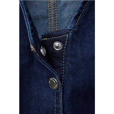 DENIM DUNGAREES WITH BOWS