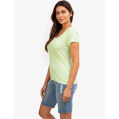 SCOOP NECK T-SHIRT