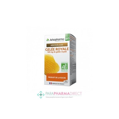 ArkoPharma ArkoGélules - Gelée Royale - Produit de la Ruche - BIO 45 gélules
