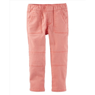 Twill Moto Jeggings