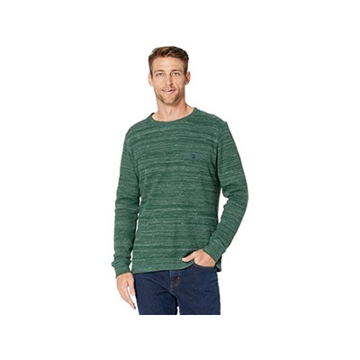 U.S. POLO ASSN. Long Sleeve Space Dye Crew