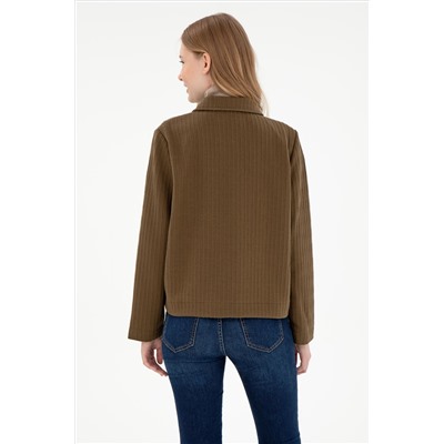 Kadın Haki Sweatshirt