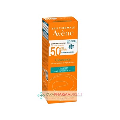 Avène Solaire SPF50+ Cleanance Ultra Léger & Anti-Imperfections Très Haute Protection 50 ml