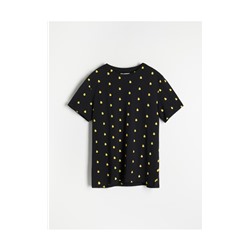 T-Shirt mit Mikroprint
