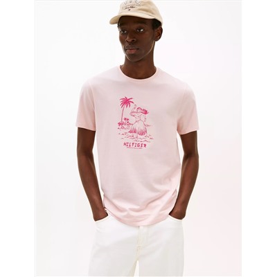 Hula Girl Graphic T-Shirt